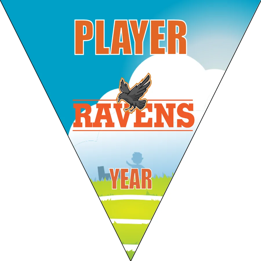 Ravens 2 Soccer Banner-soccer-field-banners-picture