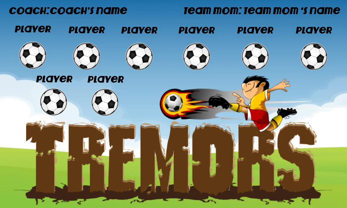 Tremors Soccer Banner, -how-to-make-a-soccer-banner-at-home-picture