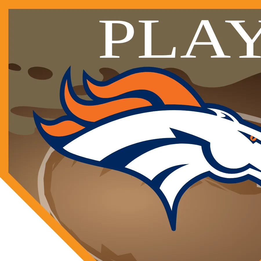 Denver Broncos Football Banner