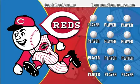 Cincinnati Reds Baseball Banner-baseball-banners-pinterest-images