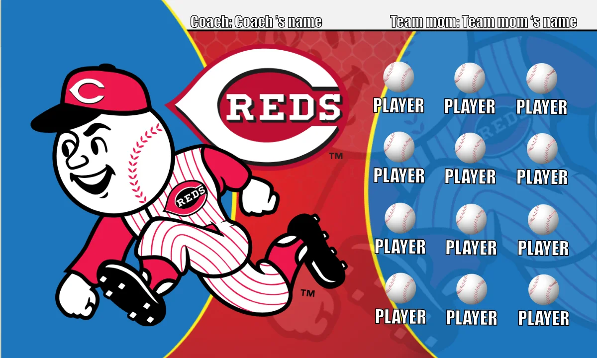 Cincinnati Reds Baseball Banner-baseball-banners-pinterest-images