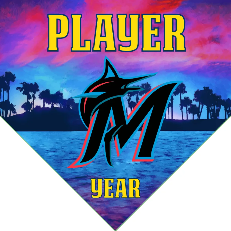 Miami Marlins 1 Baseball Banner