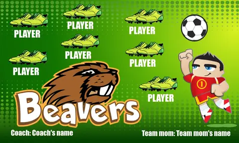 Beavers Soccer Banner -soccer-banner-picture		