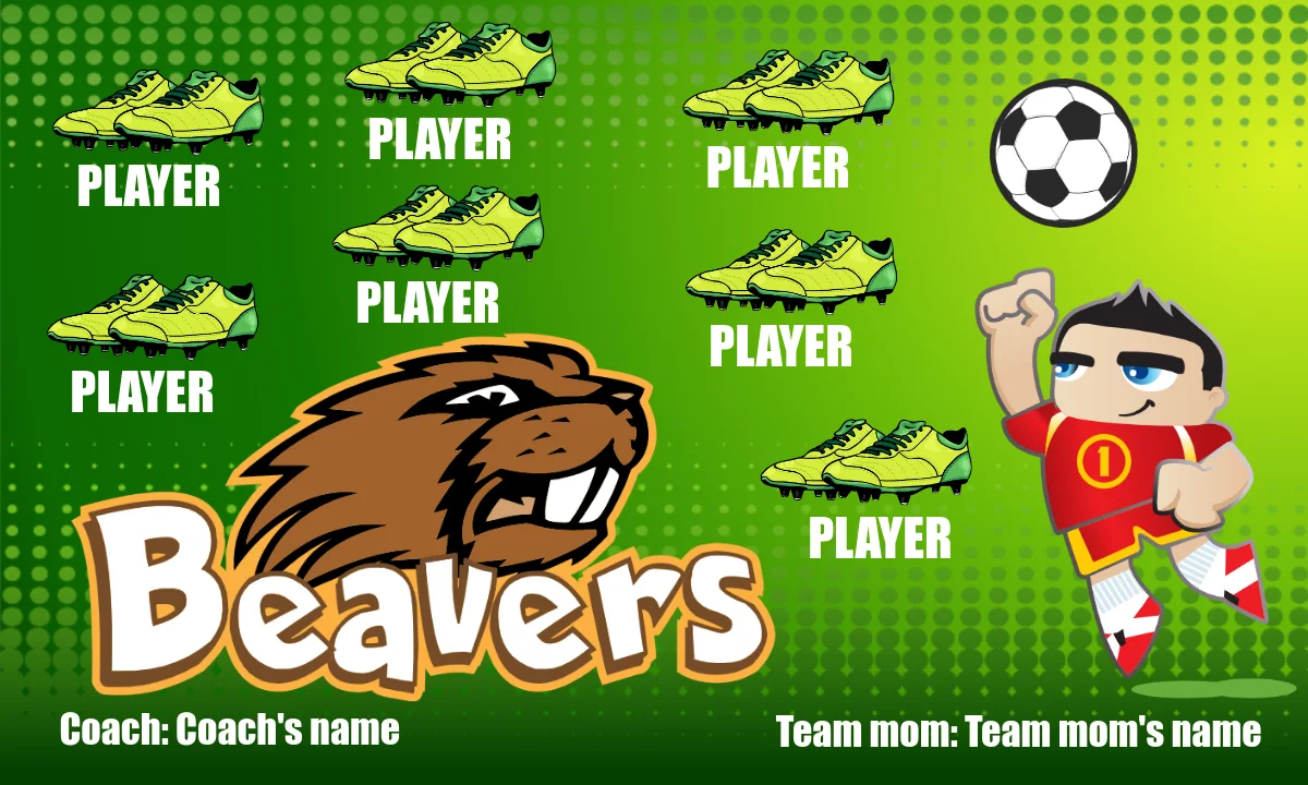 Beavers Soccer Banner -soccer-banner-picture		