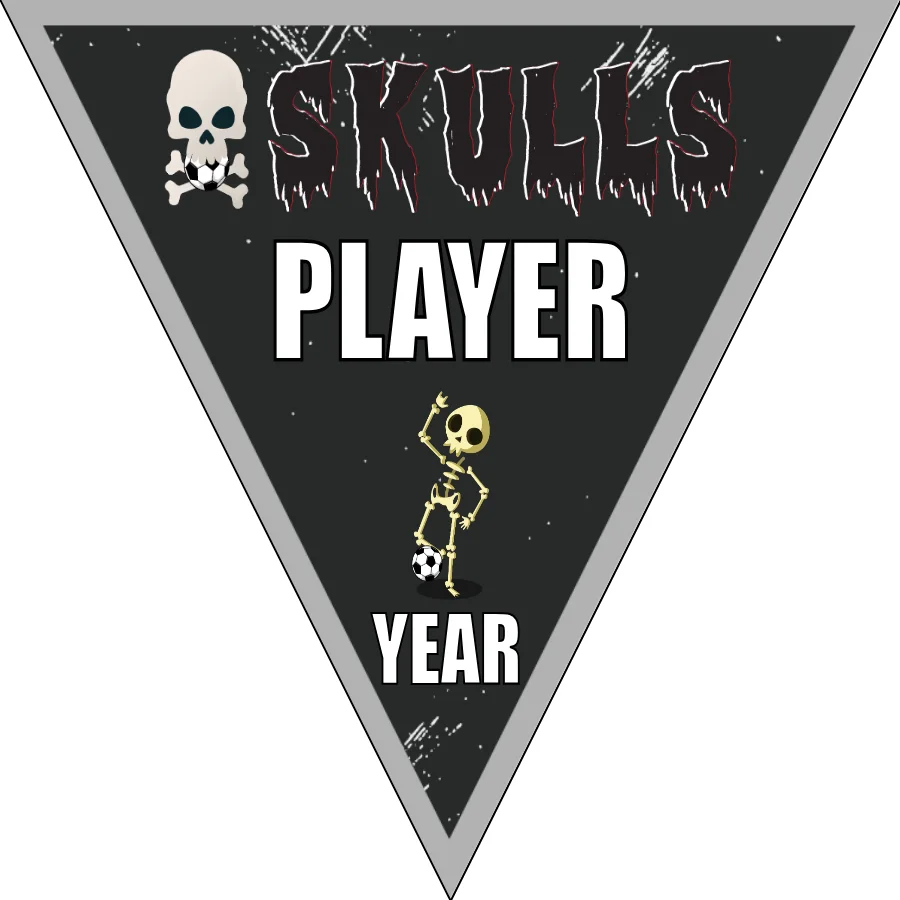 Skulls Soccer Banner-soccer-party-banner-picture