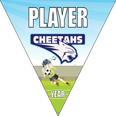 Cheetahs 2 Soccer Banner-bulldog-soccer-banner-picture