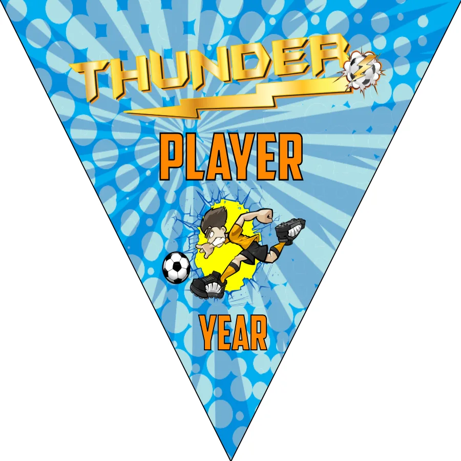 Thunder Soccer Banner,-soccer-banner-picture