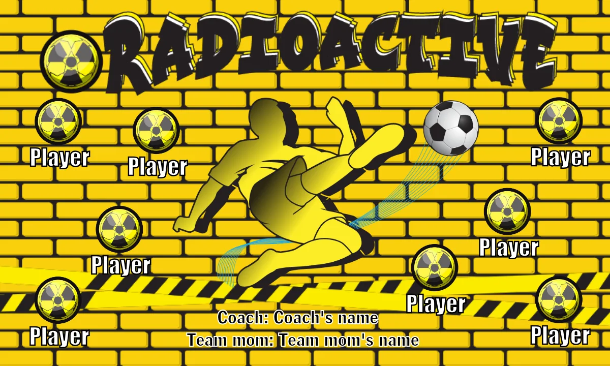 Radioactive Soccer Banner-soccer-banners-and-flags