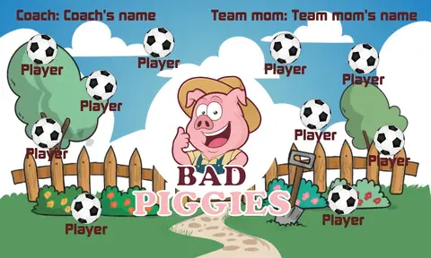Bad piggies Soccer Banner-ayso-soccer-banner-dimensions-picture