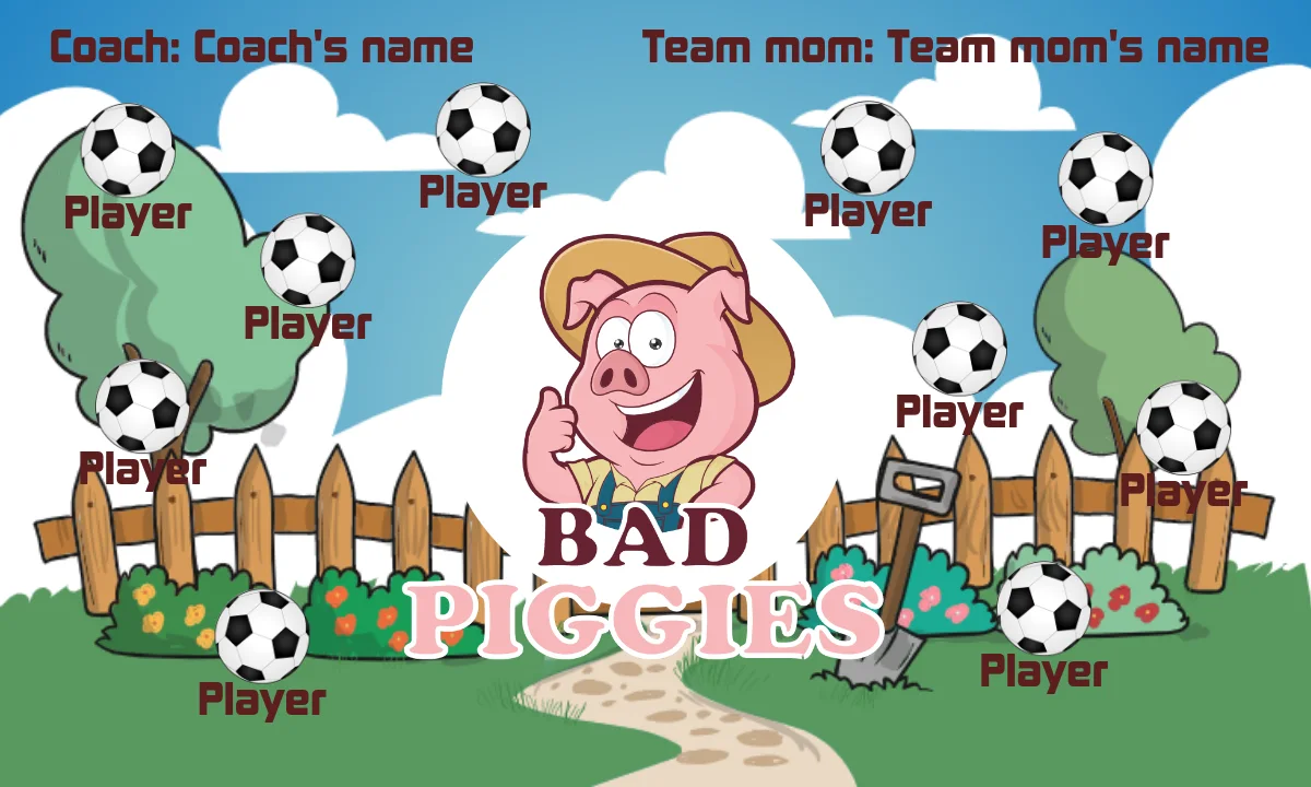 Bad piggies Soccer Banner-ayso-soccer-banner-dimensions-picture