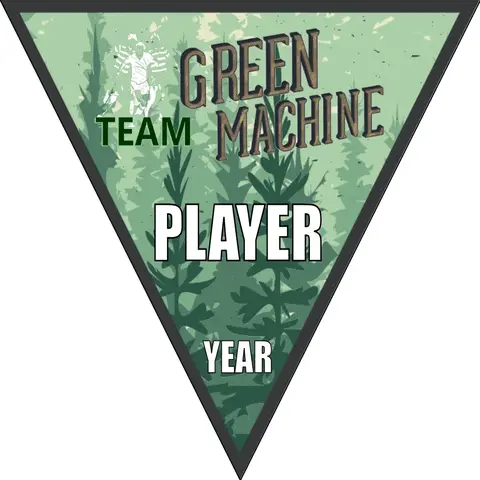 Green Team Machine Soccer Banner-soccer-birthday-banner-picture