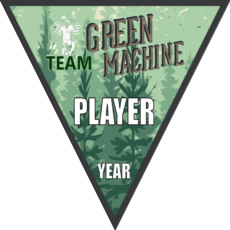 Green Team Machine Soccer Banner-soccer-birthday-banner-picture