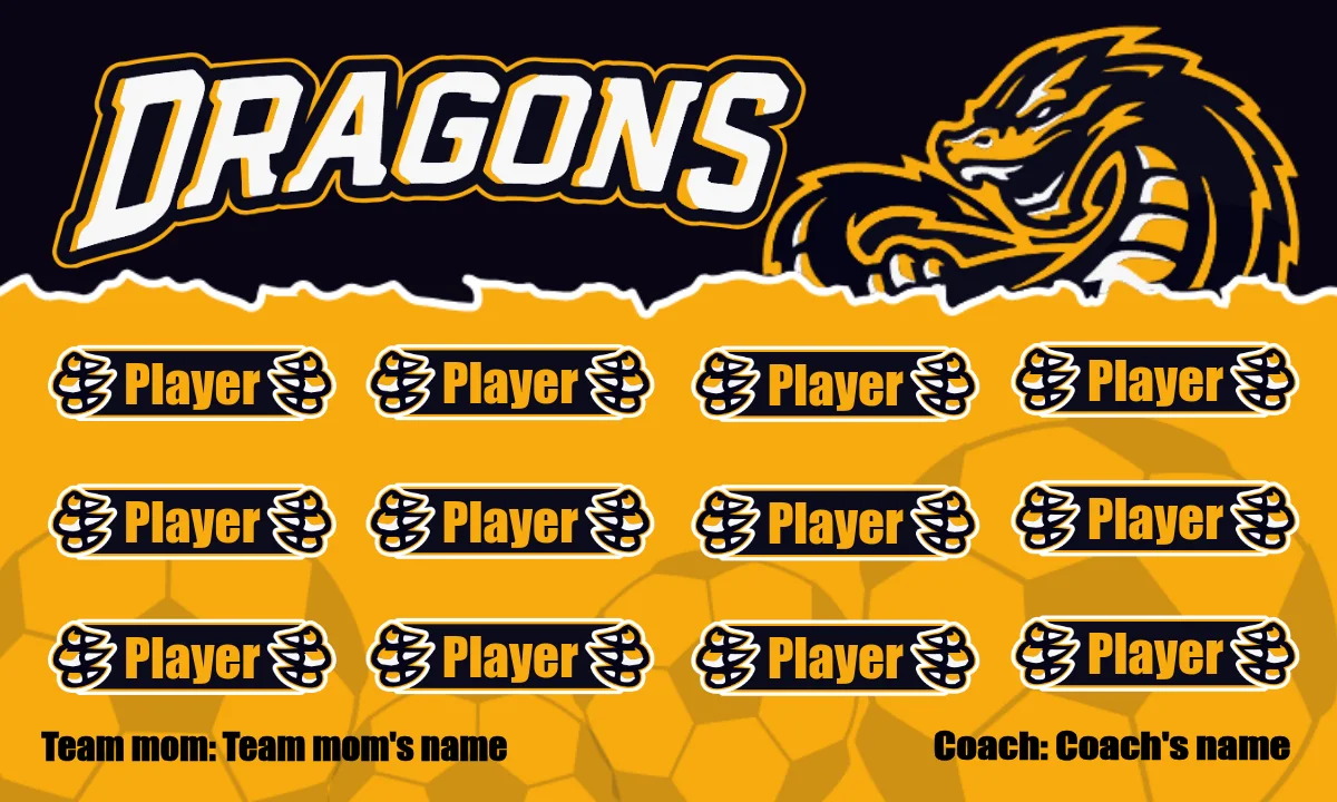 Dragons 1 Soccer Banner-soccer-banner-usa-picture