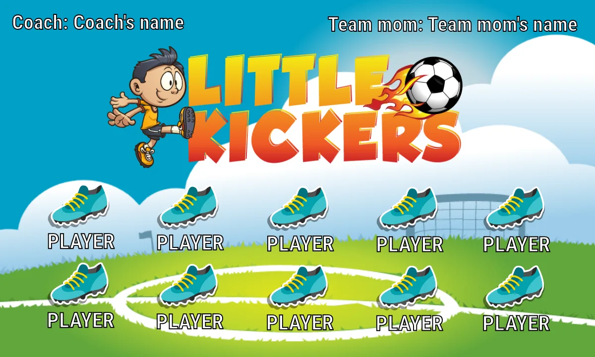 LittleKickers Soccer Banner-soccer-banner-printing-picture