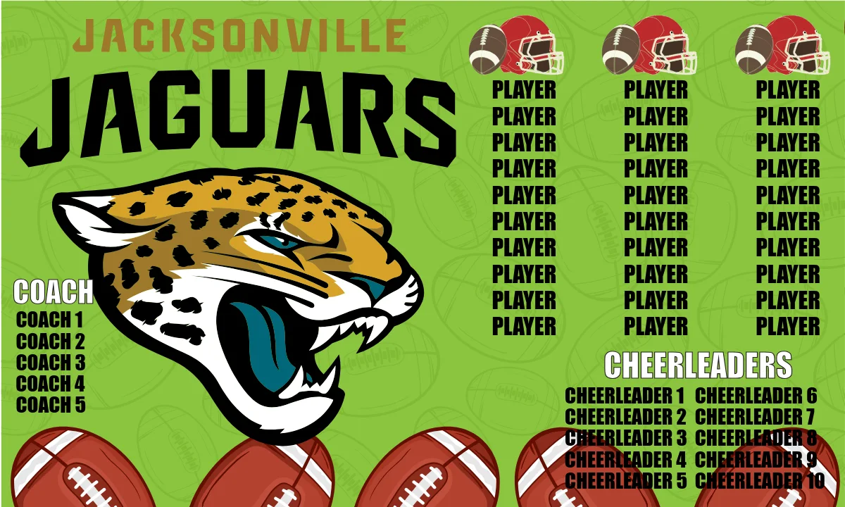 Jacksonville Jaguars Football Banner football run through banners images
