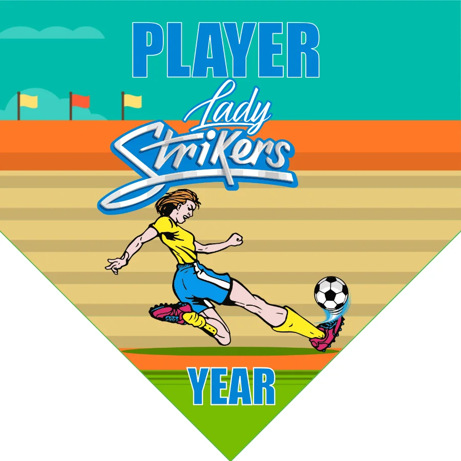 Lady Strikers Soccer Banner-soccer-banner-templates-picture