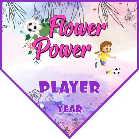 Flower Power Soccer Banner-soccer-banners-inland-empire-picture