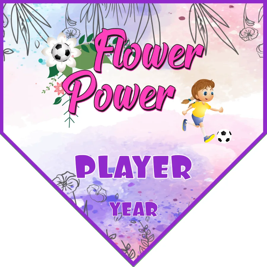 Flower Power Soccer Banner-soccer-banners-inland-empire-picture