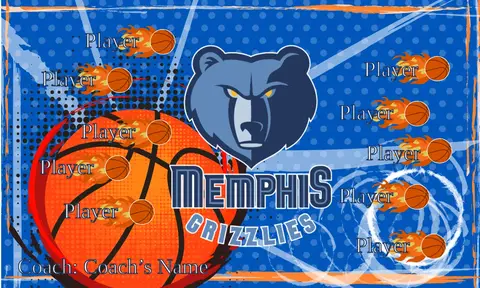 Memphis Grizzlies Basketball Banneretball banner birthday images