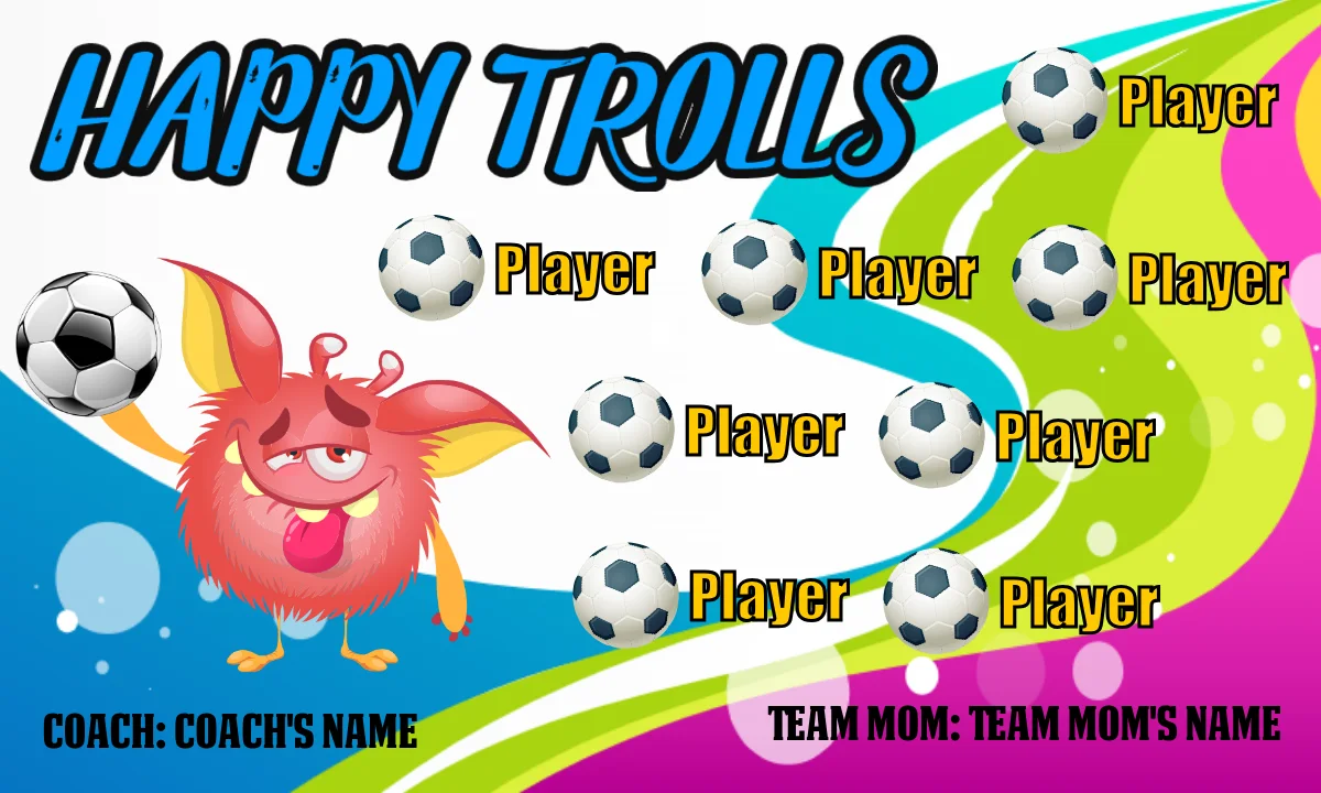 Happy Trolls Soccer Banner-soccer-birthday-banner