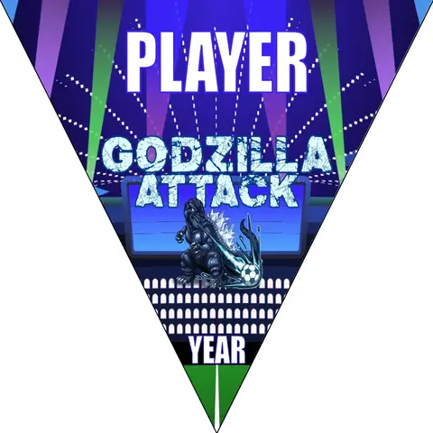 Godzilla Attack Soccer Banner-soccer-banners-escondido-picture