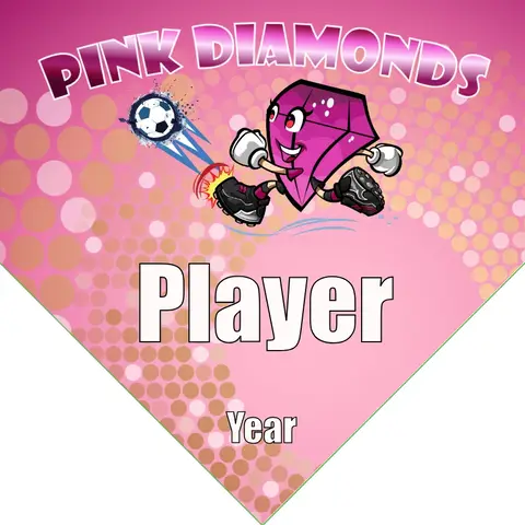 Pink Dimonds Soccer Banner-soccer-team-banner-ideas-picture