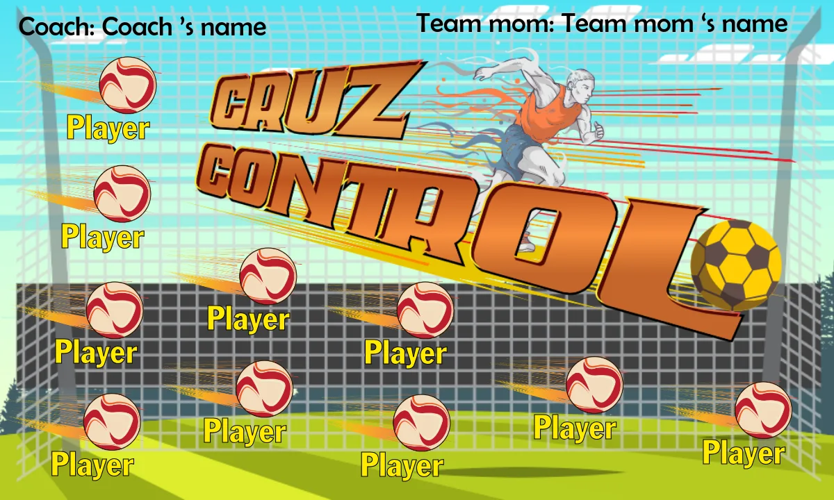 Cruz Control 2 Soccer Banner-soccer-banner-orange-county