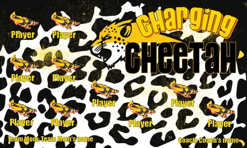 Cheetah Char Soccer Banner-soccer-banners-ideas