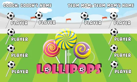 Lollipops Soccer Banner-soccer-banner-flags-picture