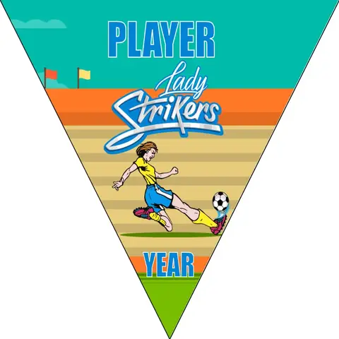 Lady Strikers Soccer Banner-youth-soccer-banners-picture