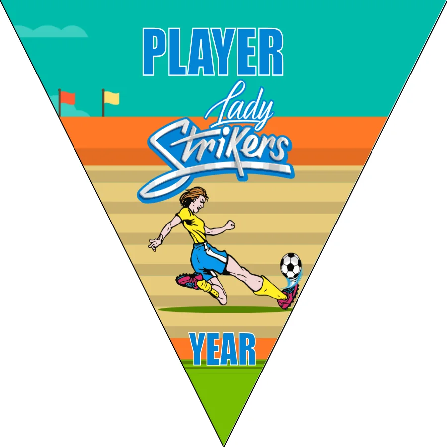 Lady Strikers Soccer Banner-youth-soccer-banners-picture