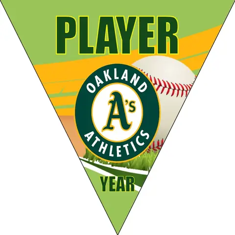 Oakland Athletics Baseball Banner-felt-baseball-banner-images