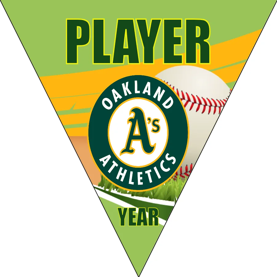 Oakland Athletics Baseball Banner-felt-baseball-banner-images