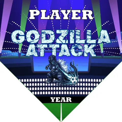 Godzilla Attack Soccer Banner-soccer-banners-picture