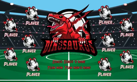 Dinosauros Soccer Banner-banner-soccer-image