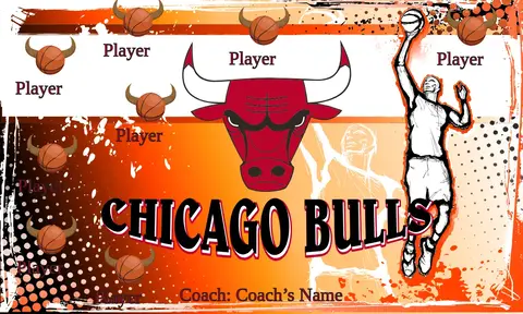 Chicago Bulls 2 Basketball Banne basketball banner background images