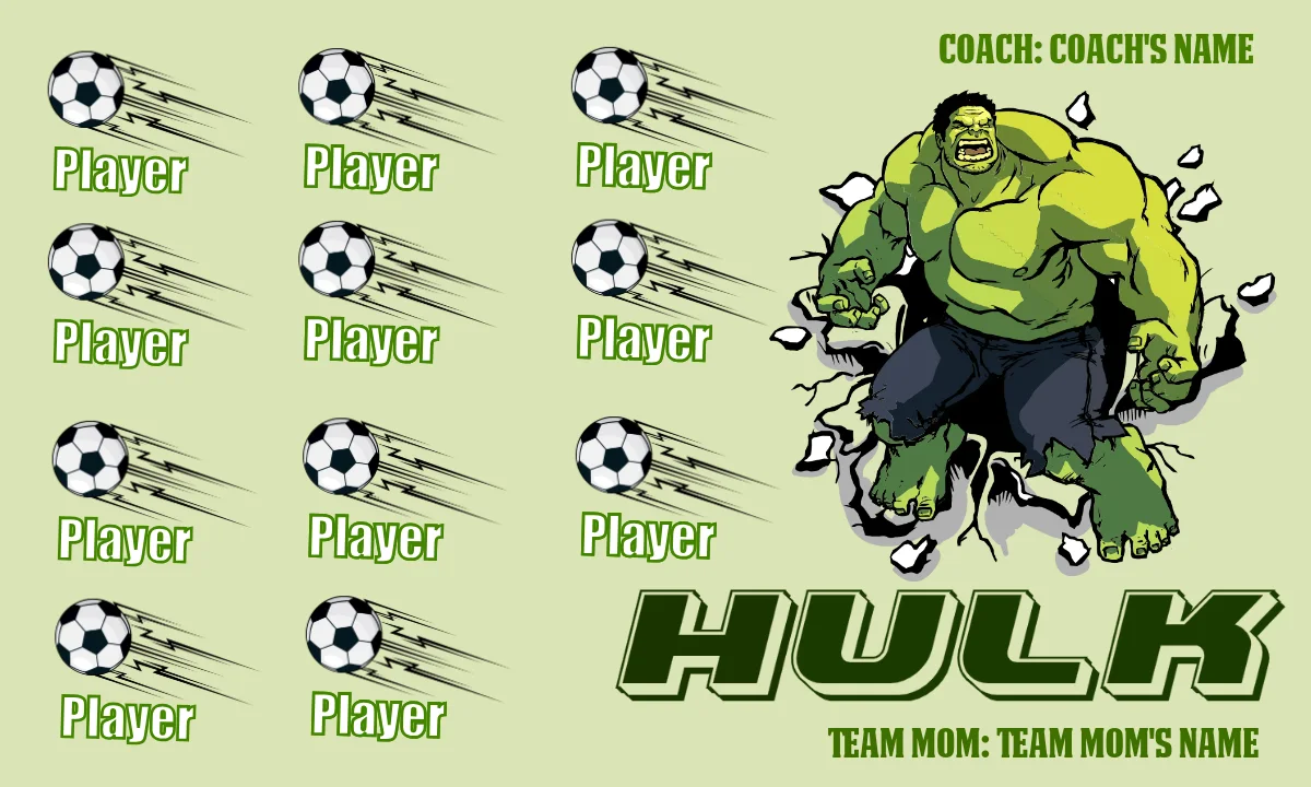 Hulk Soccer Banner-soccer-banner-pole-kit