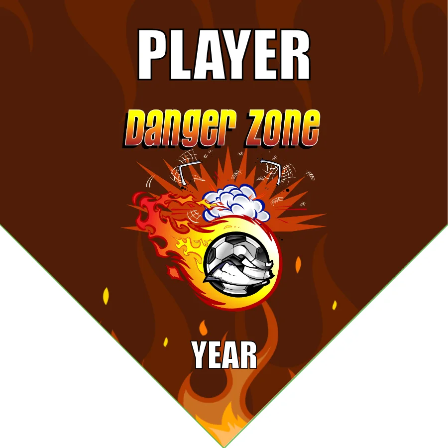 Danger Zone Soccer Banner-soccer-banner-pvc-picture