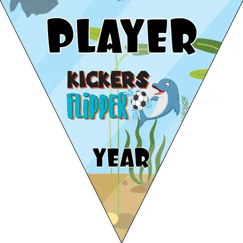 Kickers Flipper 1 Soccer Banner-youth-soccer-banners-picture