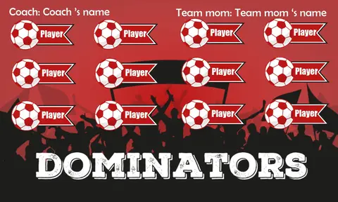 Dominators Soccer Banner-youth-soccer-banners