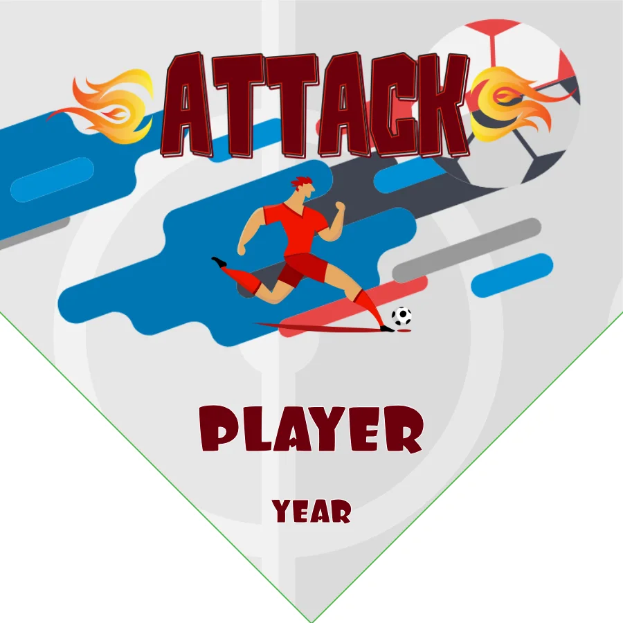 Attack Soccer Banner-soccer-banner-printing-picture