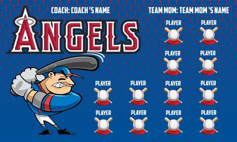 Angels 4 Baseball Banner-baseball-banner-images