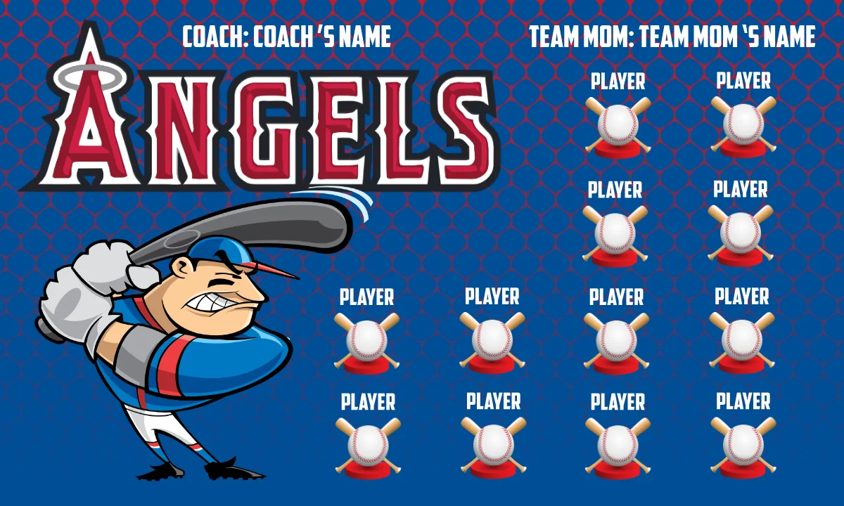 Angels 4 Baseball Banner-baseball-banner-images
