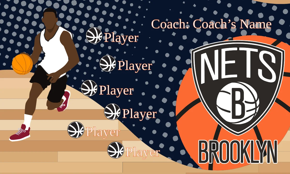 Brooklyn Nets Basketball Banner