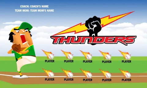 Thunders 2 Softball Banner-all-star-softball-banners-picture