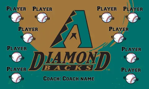 Diamond Black 4 Baseball Banner-homemade-softball-banner-picture