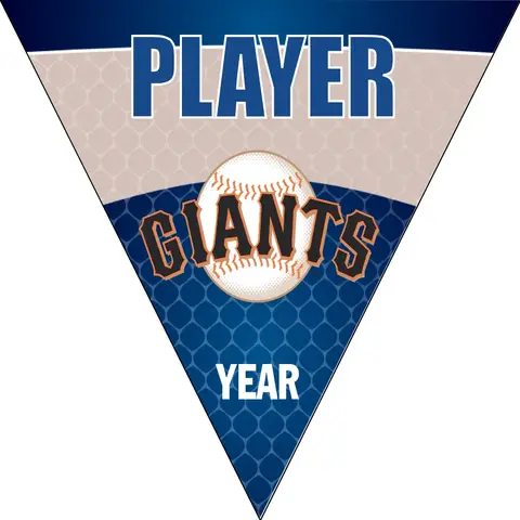 Giants 1 Baseball Banner