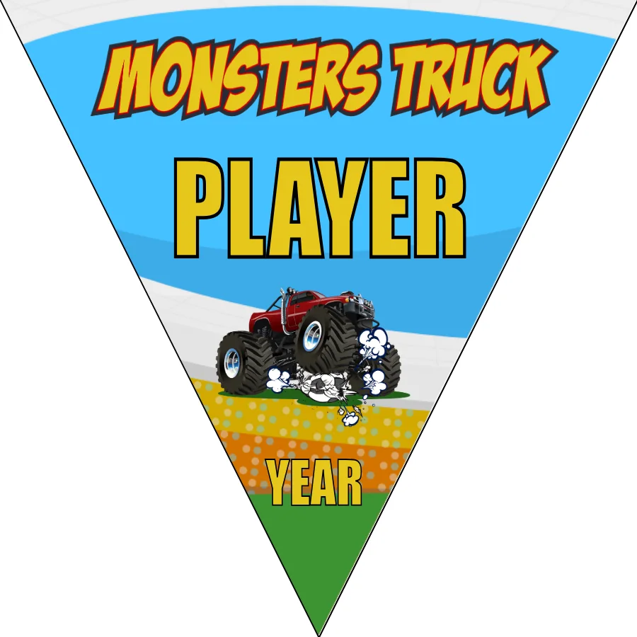 Monsters Truck Soccer Banner-soccer-team-banners-picture
