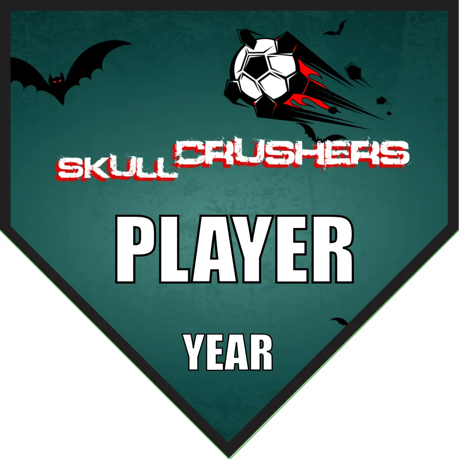 Crushers Skull Soccer Banner-soccer-ball-banner-picture