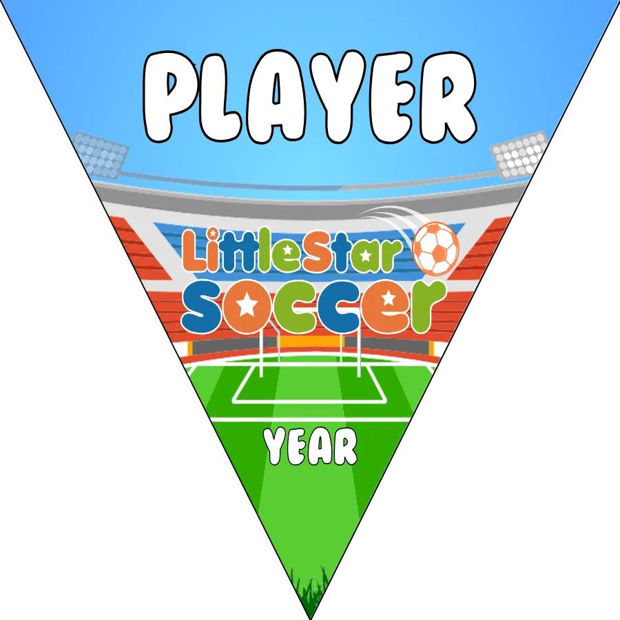 Little Star Soccer Banner-soccer-banners-orange-county-picture